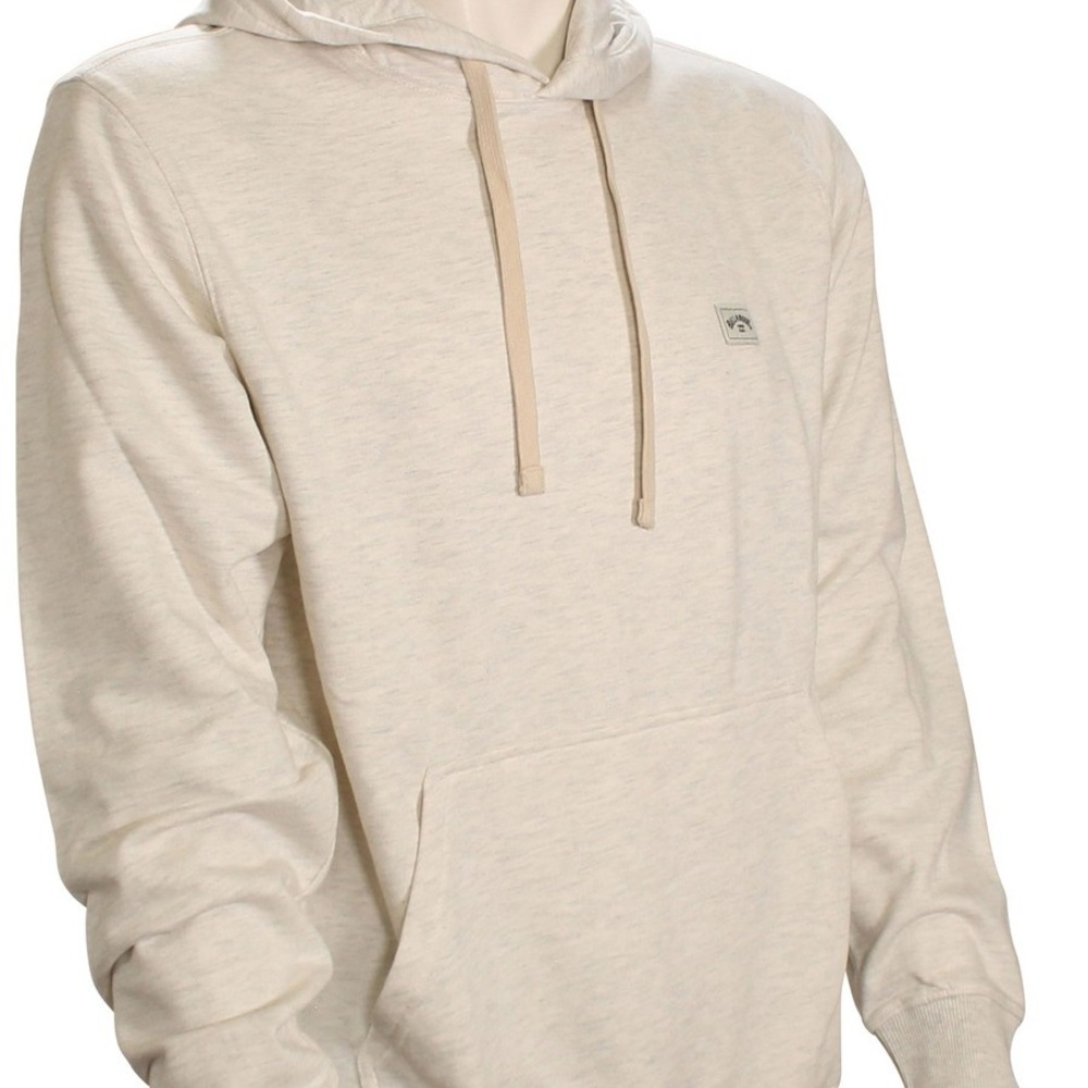 Billabong All Day Organic Pullover Hoody - Light Grey Heather